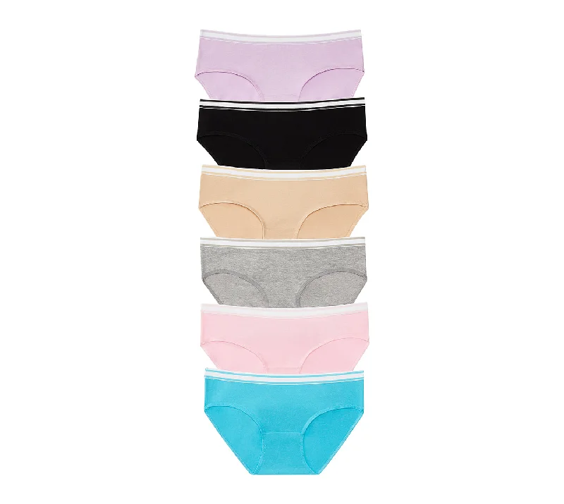 Great Bargains Nabtos Women's Cotton Underwear Hipster Panties (Pack of 6)
