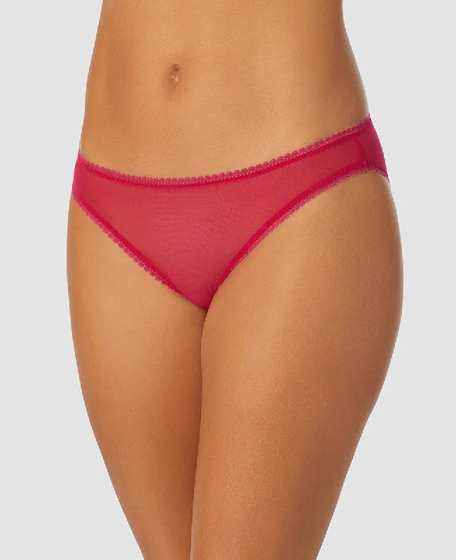 Great Deals Gossamer Mesh Hip Bikini Underwear - Red Hot
