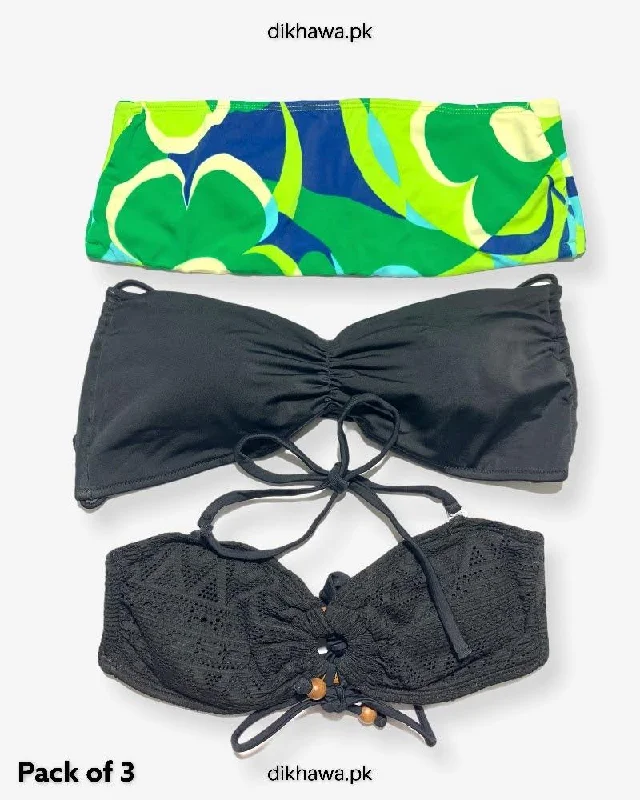 Price Cut Pack Of 3 Stocklot Bikini Top Swimwear | Bikini Top Bundle | Imported Stock Branded Bikini Top Price Cut Pack Of 3 Stocklot Bikini Top Swimwear | Bikini Top Bundle | Imported Stock Branded Bikini Top