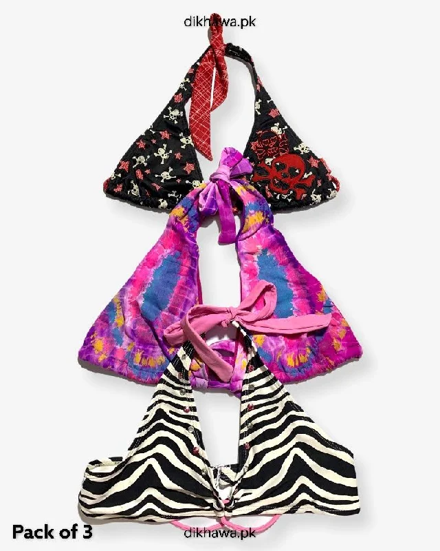 Markdowns Pack Of 3 Stocklot Bikini Top Swimwear | Bikini Top Bundle | Imported Stock Branded Bikini Top Markdowns Pack Of 3 Stocklot Bikini Top Swimwear | Bikini Top Bundle | Imported Stock Branded Bikini Top