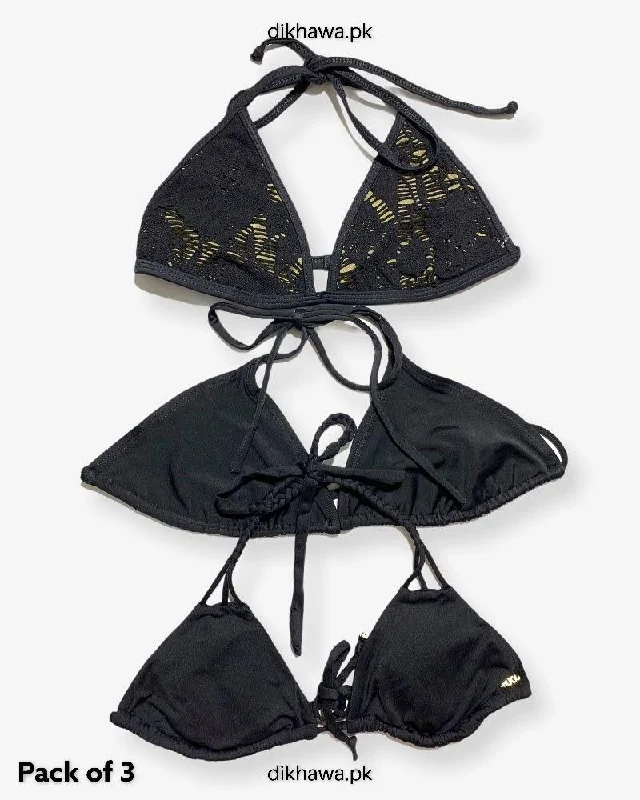 Low Prices Pack Of 3 Stocklot Bikini Top Swimwear | Bikini Top Bundle | Imported Stock Branded Bikini Top Low Prices Pack Of 3 Stocklot Bikini Top Swimwear | Bikini Top Bundle | Imported Stock Branded Bikini Top