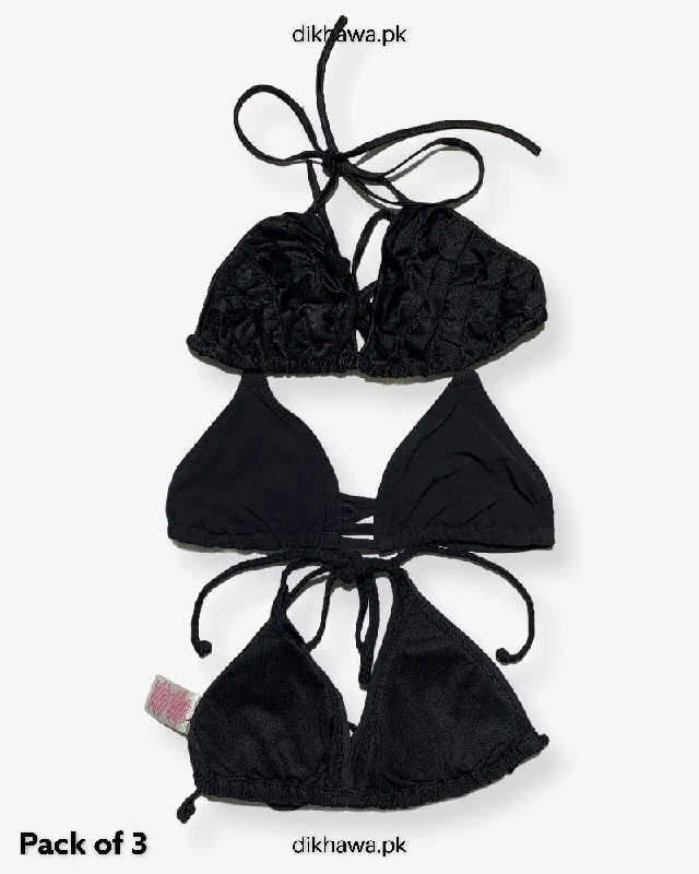 The Best Prices Pack Of 3 Stocklot Bikini Top Swimwear | Bikini Top Bundle | Imported Stock Branded Bikini Top The Best Prices Pack Of 3 Stocklot Bikini Top Swimwear | Bikini Top Bundle | Imported Stock Branded Bikini Top