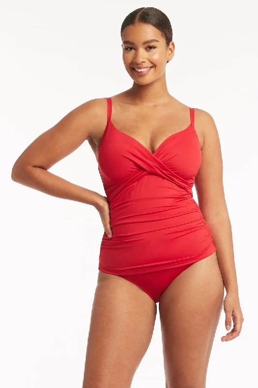 Eco Essentials Twist Front DD/E Tankini